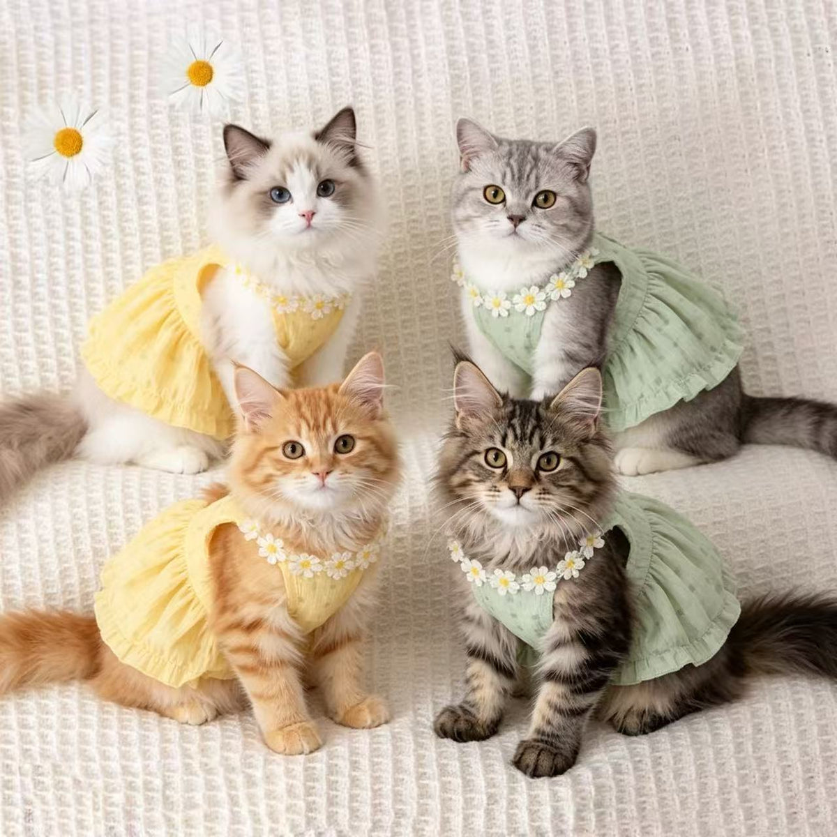 Chic Cat Summer Dress