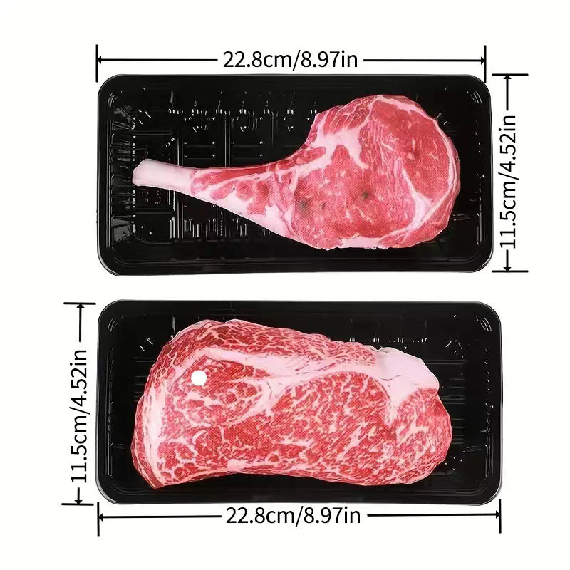 Pet chewable steak toys