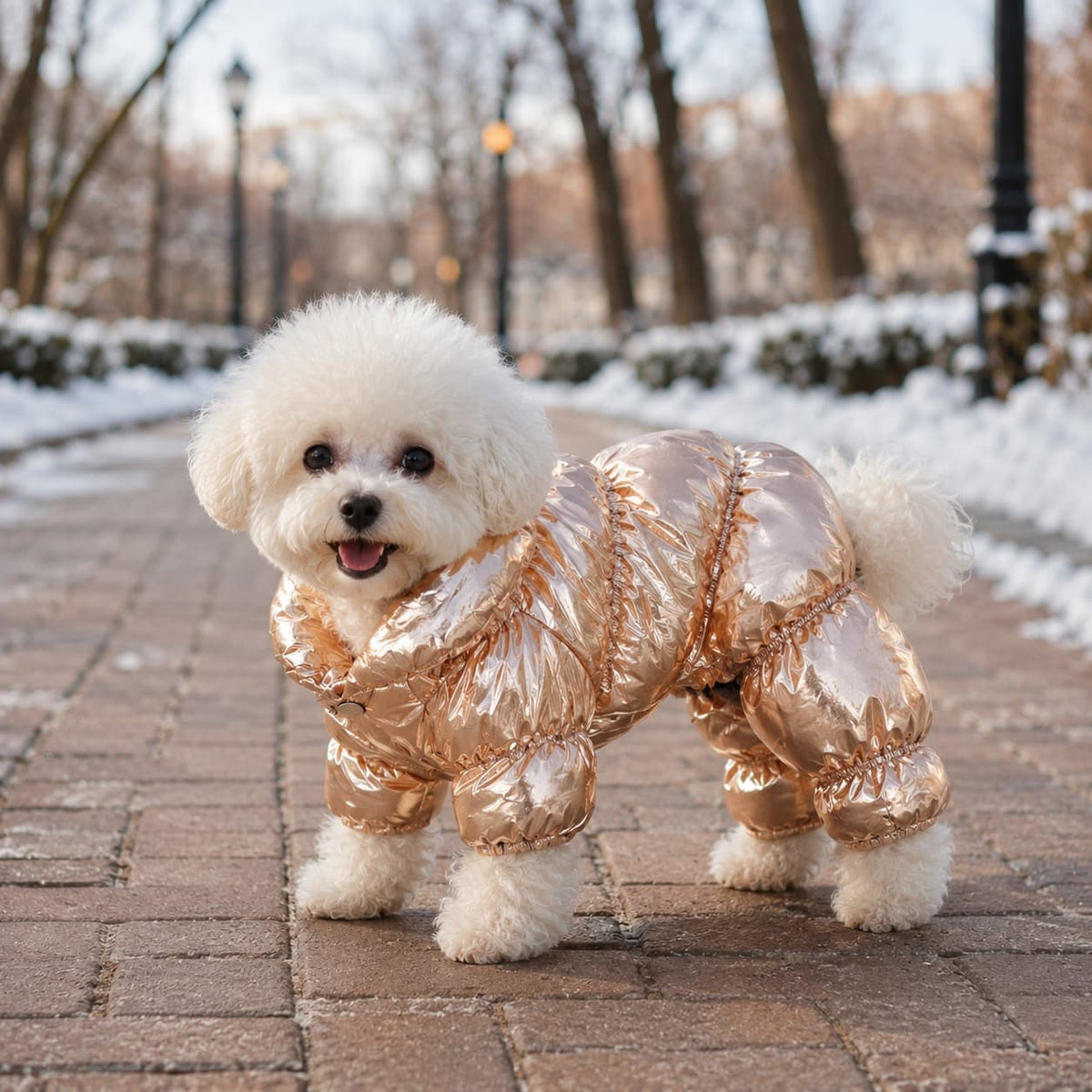 Dog puffer jacket