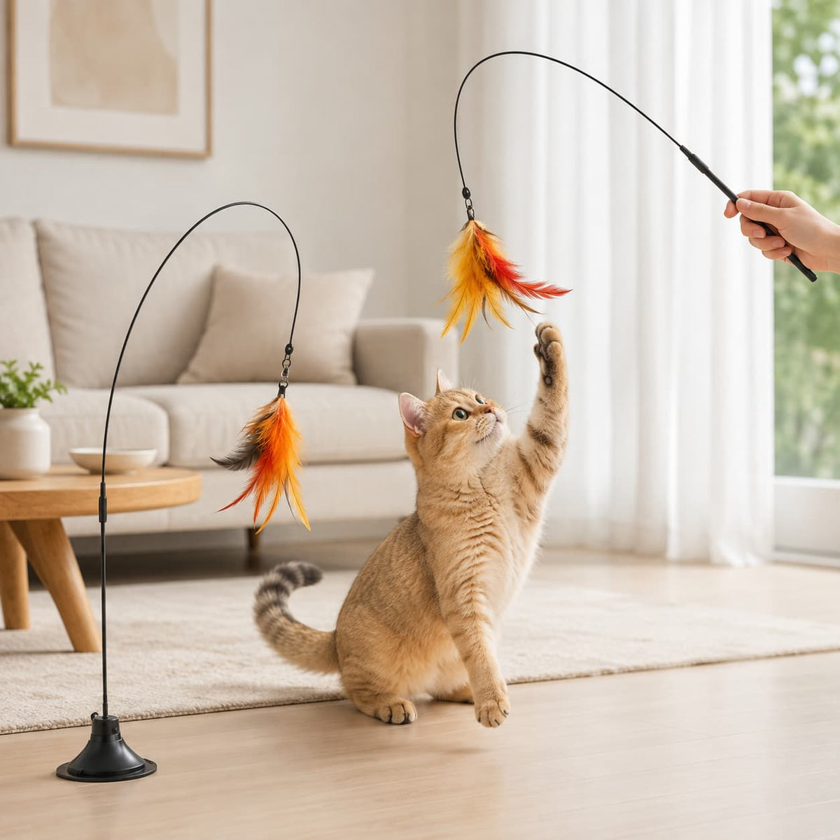 Interactive Cat Toy Stick